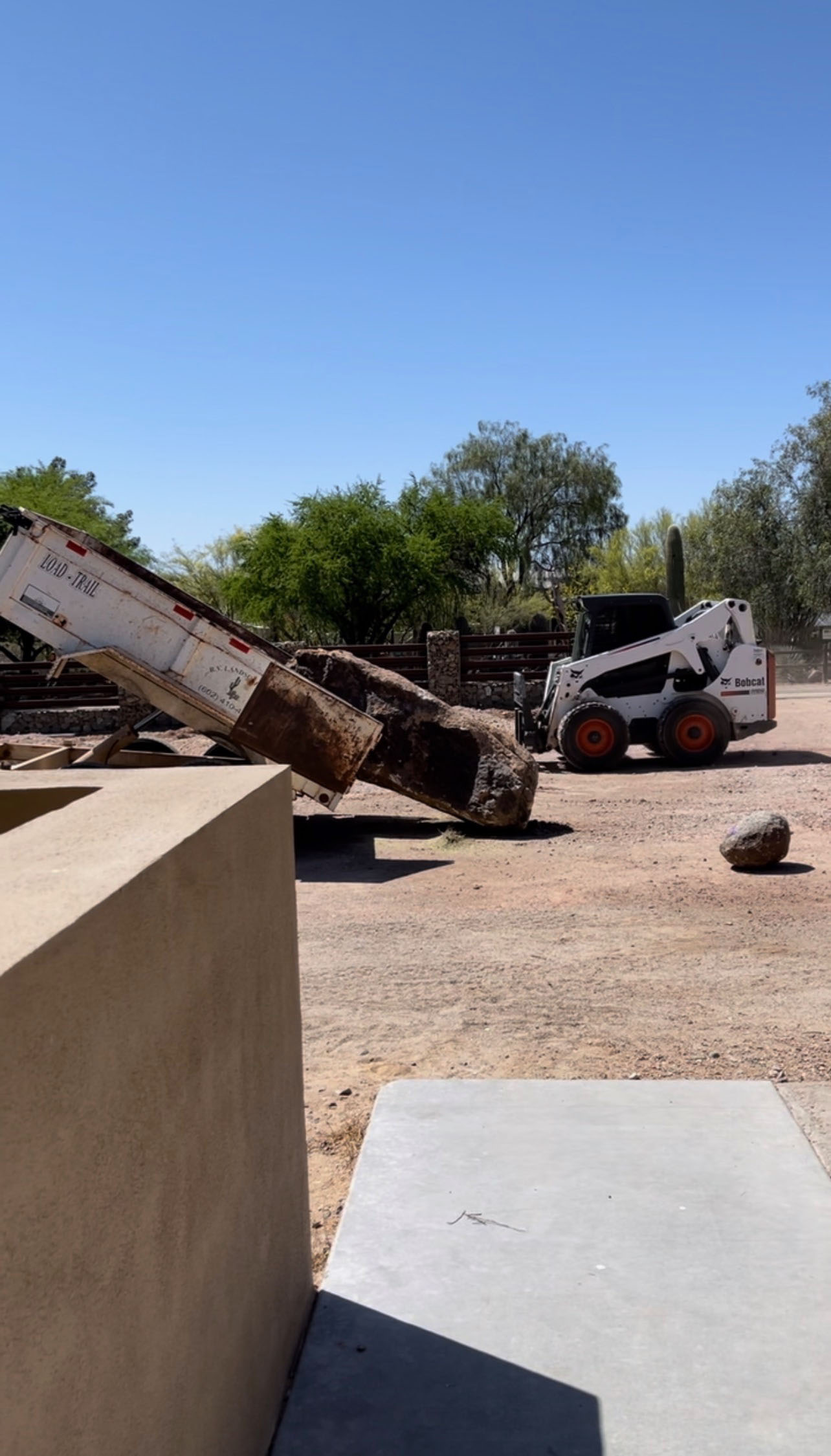 New landscape boulders