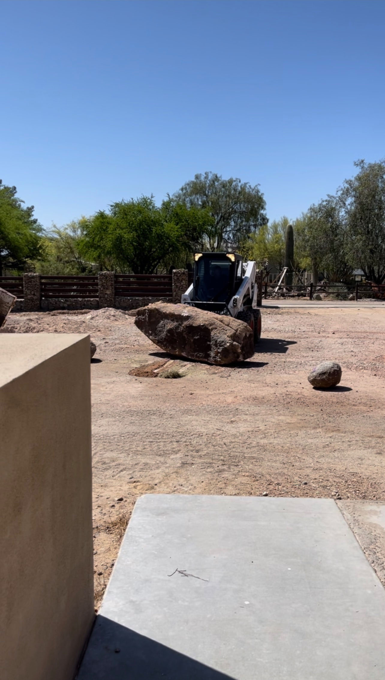 New landscape boulders